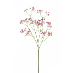 Lot de 120 Gypsophile tige x4 avec 108 fleurs en caoutchouc, 64 cm sac de 12 pièces artificiel lilas violet n° 2 