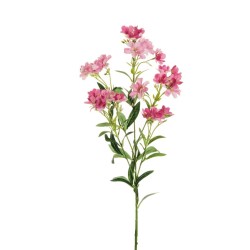Lot de 24 Fleur Laurier tige avec 5 branches, 87 cm artificiel fuchsia 
