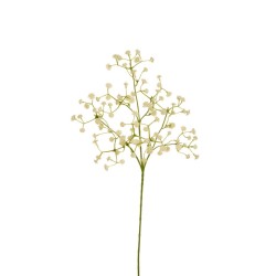 Lot de 48 - Tige artificielle de gypsophile X3, 51 cm - crème 