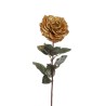 Lot de 12 - Rose Reine artificielle, 70 cm - or 