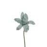 Lot de 12 - Tige artificielle de hémérocalle, 28 cm - bleu clair 