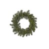 Lot de 2 - Couronne artificielle de pin aiguilles, D. 45 cm - vert 