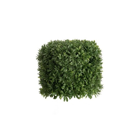 Lot de 6 - Plante artificielle de podocarpus ronde, D. 19 cm - vert 