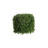 Lot de 6 - Plante artificielle de podocarpus ronde, D. 19 cm - vert 