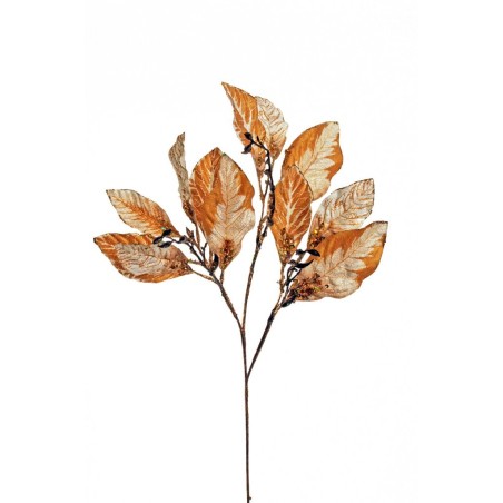 Lot de 12 - Tige artificielle de feuille de magnolia, 103 cm - crème 