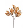 Lot de 12 - Tige artificielle de feuille de magnolia, 103 cm - crème 
