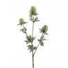 Lot de 24 - Tige artificielle de chardon X3, 77 cm - vert 