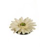 Lot de 24 - Gerbera artificiel flottant, D. 12,5 cm - blanc 