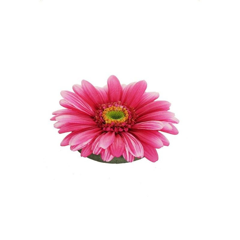 Lot de 24 - Gerbera artificiel flottant, D. 12,5 cm - violet 