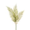 Lot de 12 - Bouquet artificiel de fougère sauvage X3 floqué, 65 cm - vert 