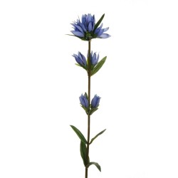 Lot de 24 - Tige artificielle de gentiane, 66 cm - bleu 