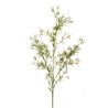 Lot de 36 - Tige artificielle de romarin X3 avec mini fleurs, 78 cm - blanc vert 