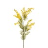 Lot de 12 - Tige artificielle de mimosa X3, 85,5 cm - jaune 