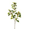 Lot de 24 - Tige artificielle de houx toucher réel X3, 69 cm - panaché 