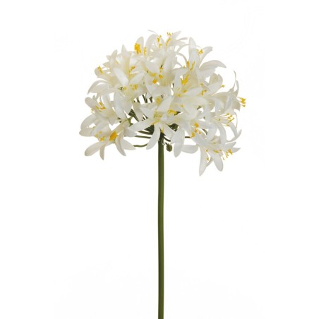 Lot de 12 - Agapanthe artificielle, 82 cm - crème 