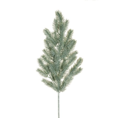 Lot de 12 - Tige artificielle de pin toucher doux X37, 77 cm - vert gris 