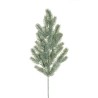 Lot de 12 - Tige artificielle de pin toucher doux X37, 77 cm - vert gris 