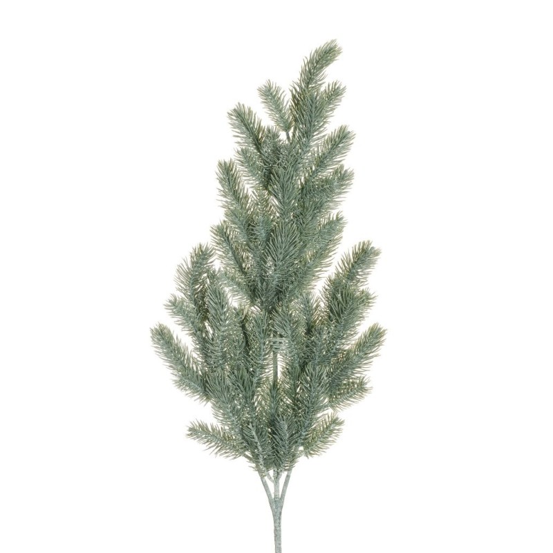 Lot de 12 - Tige artificielle de pin toucher doux X57, 87 cm - vert gris 