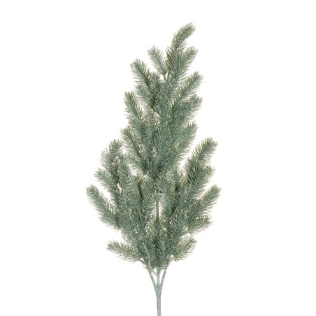Lot de 12 - Tige artificielle de pin toucher doux X57, 87 cm - vert gris 