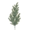 Lot de 12 - Tige artificielle de pin toucher doux X57, 87 cm - vert gris 