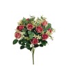 Lot de 6 - Buisson artificiel de mini-roses X11, 49 cm - mauve 