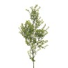 Lot de 24 - Mini tige artificielle d'eucalyptus floquée, 76 cm - vert clair 