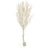 Lot de 2 - Plante artificielle Winter White en pot, 250 cm - blanc 