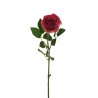 Lot de 24 - Rose Equateur artificielle, 65 cm - fuchsia 