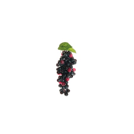 Lot de 24 - Mini grappe artificielle de raisins ronds X108, 15 cm - bordeaux 