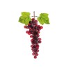 Lot de 12 - Grappe artificielle de raisins ronds X85, 29 cm - rouge 