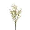 Lot de 36 - Tige artificielle de romarin X3 avec mini fleurs, 78 cm - vert rose 