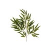 Lot de 48 - Tige artificielle de feuilles de bambou X4, 61 cm - vert clair 