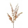 Lot de 36 - Tige artificielle d'eucalyptus jade enneigée X5, 75 cm - marron clair 