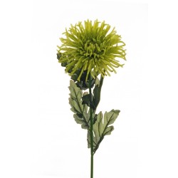 Lot de 36 - Chrysanthème araignée artificiel, 80 cm - vert 