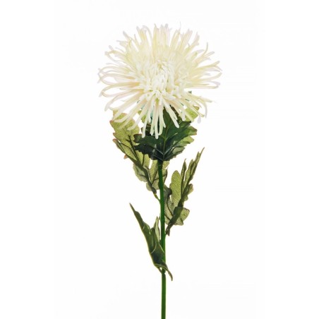 Lot de 36 - Chrysanthème araignée artificiel, 80 cm - blanc 