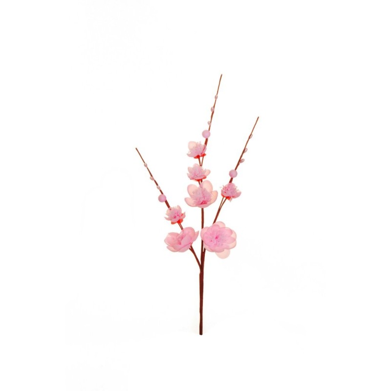 Lot de 144 - Pic artificiel de fleurs de pêcher, 28 cm - rose 