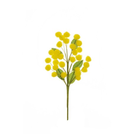 Lot de 480 - Pic artificiel de mimosa, 24 cm - jaune 