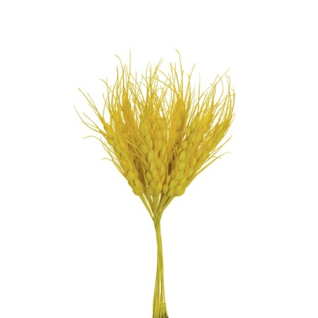 Lot de 24 - Grand bouquet pic artificiel de blé X12, 24 cm - jaune 