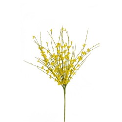 Lot de 24 - Buisson artificiel de genêt X5, 47 cm - jaune 