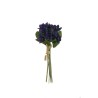 Lot de 48 - Bouquet artificiel de violettes X9, 20 cm - violet 
