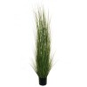 Lot de 2 - Plante artificielle d'herbe en pot, 180 cm - vert clair 