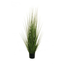 Lot de 4 - Plante artificielle d'herbe en pot, 120 cm - vert clair 