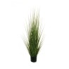 Lot de 4 - Plante artificielle d'herbe en pot, 120 cm - vert clair 