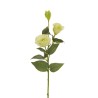 Lot de 36 - Tige artificielle de lisianthus floquée X2, 71 cm - vert clair 