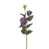 Lot de 36 - Tige artificielle de lisianthus floquée X2, 71 cm - lavande 