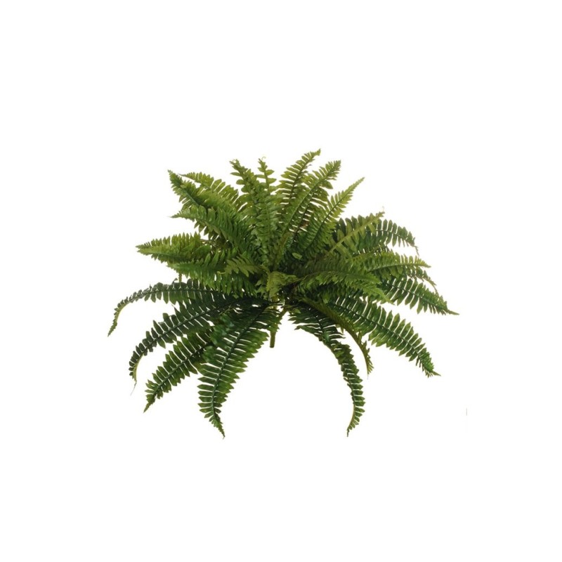 Lot de 6 - Buisson artificiel de fougère de Boston, 60 cm - vert 