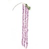 Lot de 24 - Branche suspendue artificielle de glycine, 250 cm - violet 
