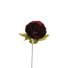 Lot de 36 - Pic artificiel de pivoine, 34,5 cm - bordeaux 
