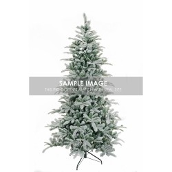 Sapin de Noël artificiel San Vigilio enneigé ignifugé, 150 cm - vert floqué 