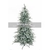 Sapin de Noël artificiel San Vigilio enneigé ignifugé, 150 cm - vert floqué 
